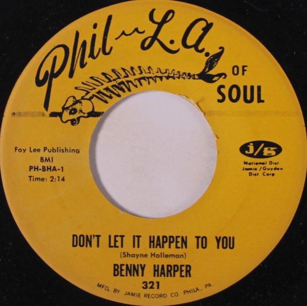 Benny Harper - Don't Let It Happen To You / In The Middle Of The Night