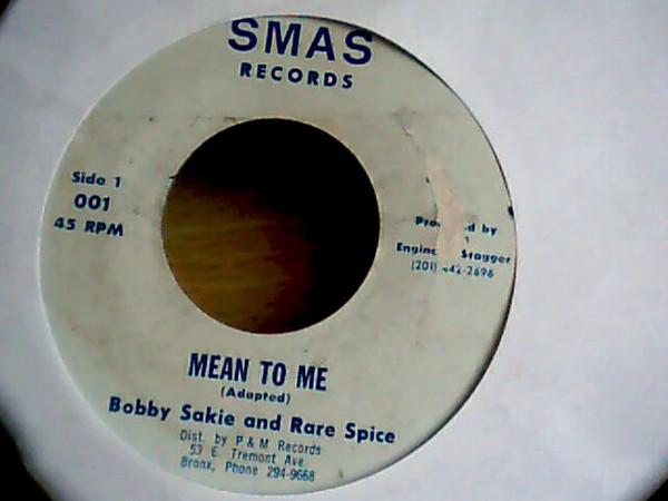 Bobby Sarkie, Rare Spice - Mean To Me