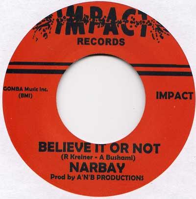 Jock Mitchell, Nabay - Believe It Or Not / Not A Chance In A Million
