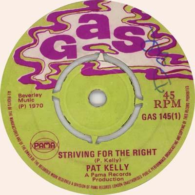Pat Kelly - Striving For The Right
