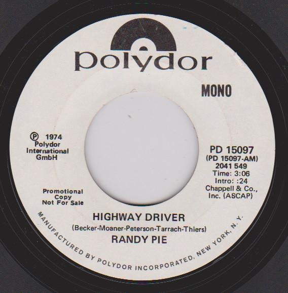 Randy Pie - Highway Driver