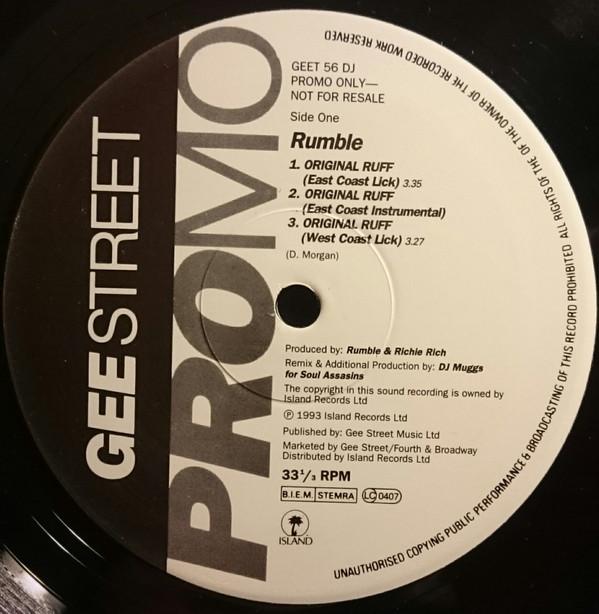Rumble (2) - Take Me / Original Ruff