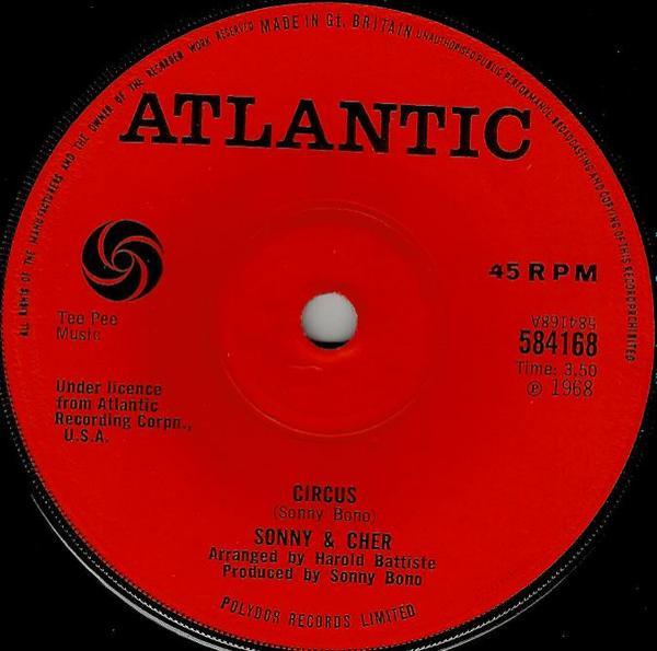 Sonny & Cher, Sonny Bono - Circus / I Would Marry You Today