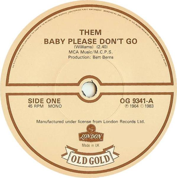 Them (3) - Baby Please Don't Go